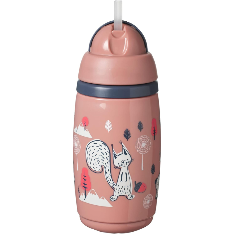 xx Tommee Tippee Tasse Isotherme à Paille Super Star 266ml - Rose