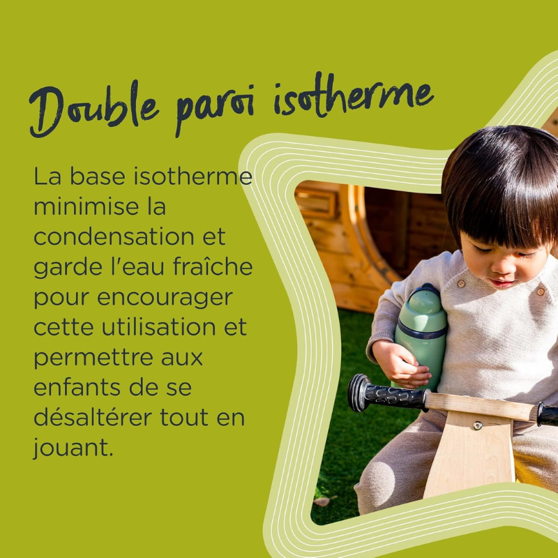 Tommee Tippee Tasse Isotherme à Paille SuperStar 266ml - Gris