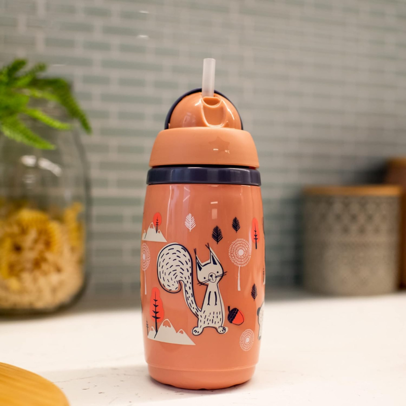 Tommee Tippee Tasse Isotherme à Paille SuperStar 266ml - Gris