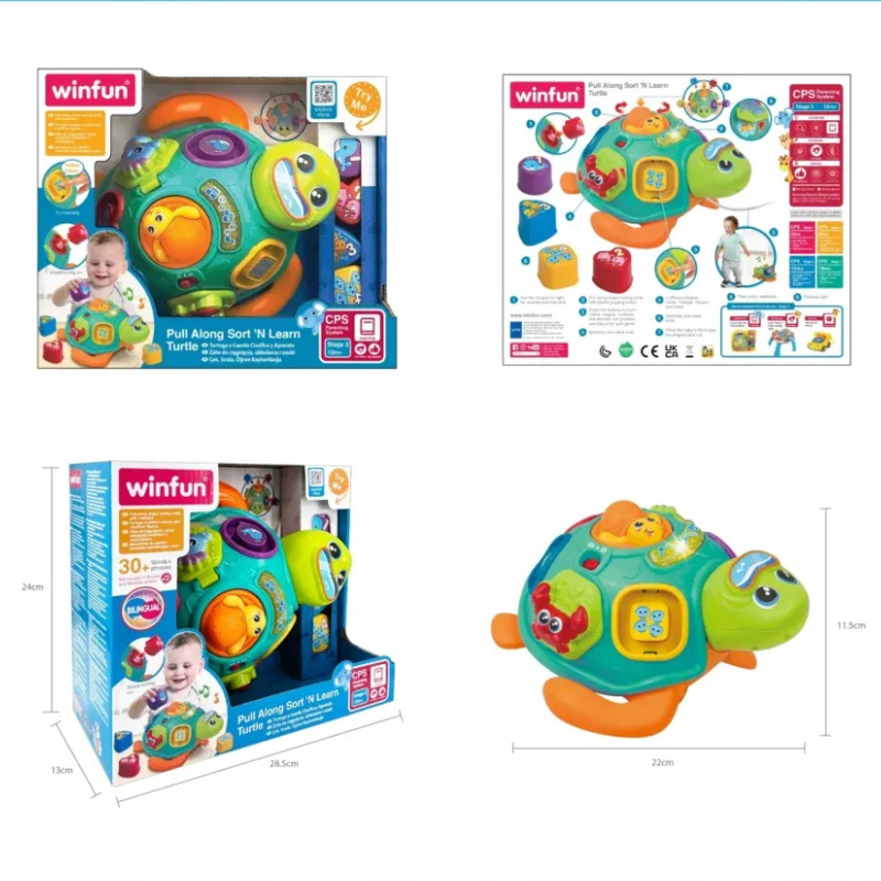 Tortue Winfun à tirer et à trier