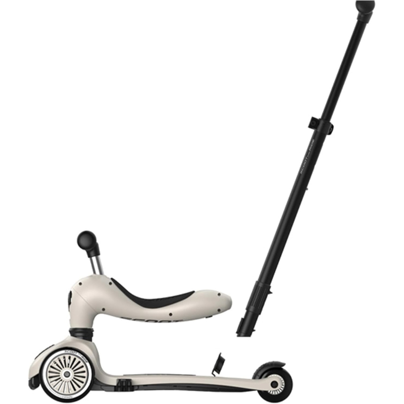 Trottinette 2 en 1 pour enfant avec guidon Blanc - SCOOT AND RIDE