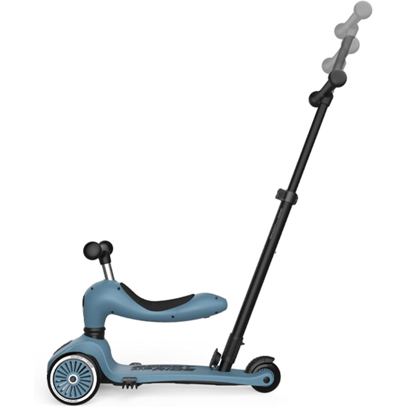 Trottinette 2 en 1 pour enfant avec guidon Bleu - SCOOT AND RIDE