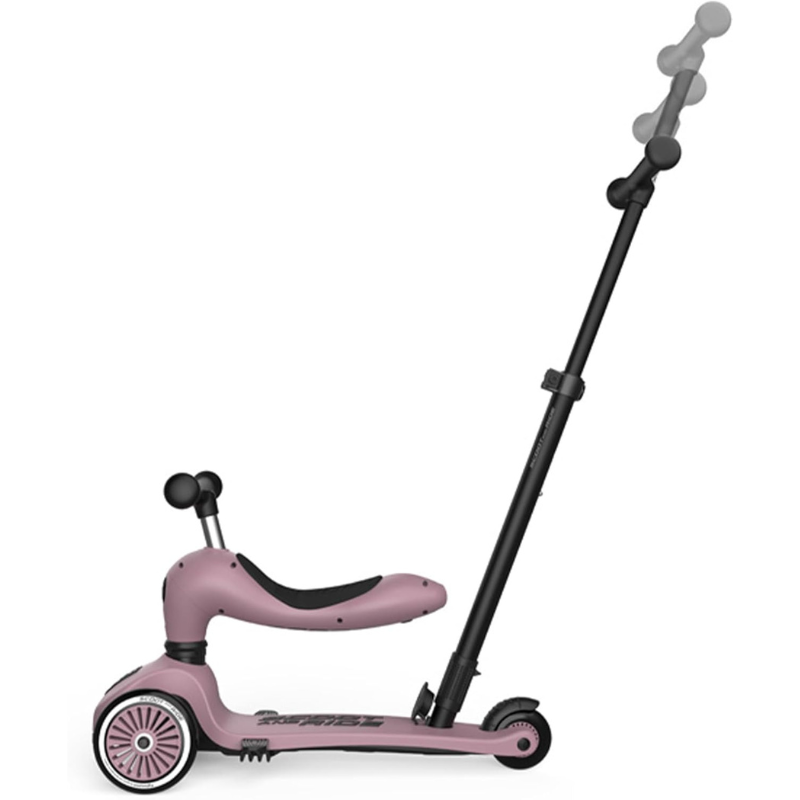 Trottinette 2 en 1 pour enfant avec guidon Rose - SCOOT AND RIDE