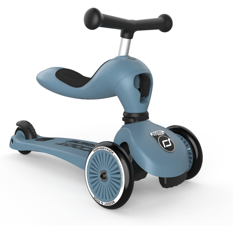 xx Trottinette bébé Highwaykick 1 BLEU ACIER  - SCOOT AND RIDE