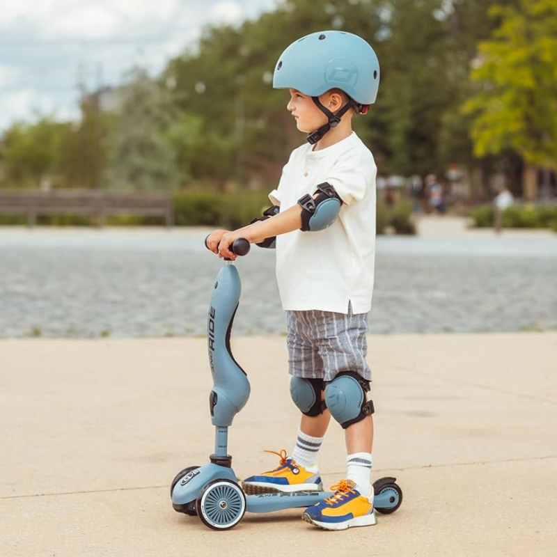 Trottinette bébé Highwaykick 1 BLEU ACIER  - SCOOT AND RIDE