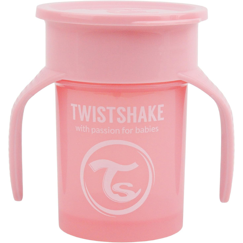 xx Twistshake Tasse d'Entraînement 230ml 6M+ - Rose Pastel