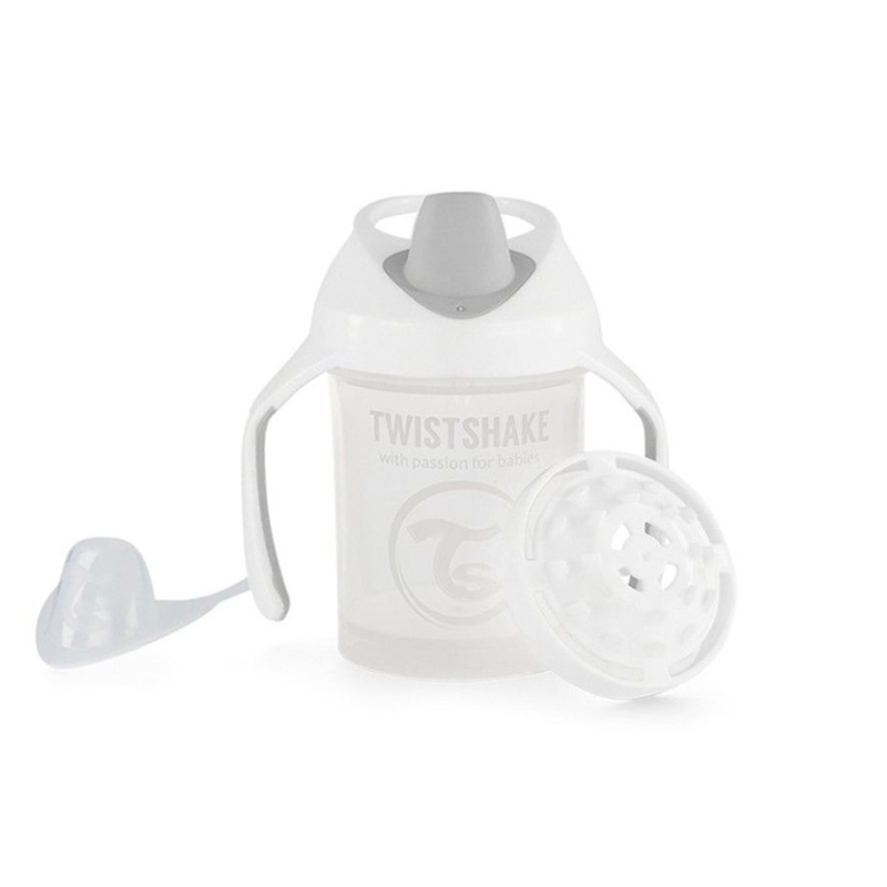 xx Twistshake Tasse enfant mini cup 4m+ 230ml blanc