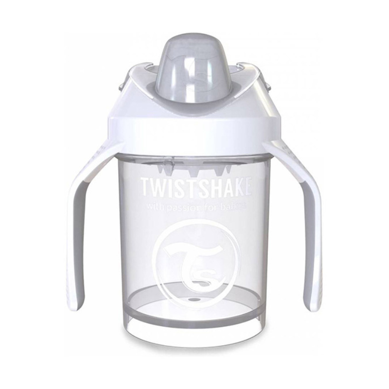 Twistshake Tasse enfant mini cup 4m+ 230ml blanc