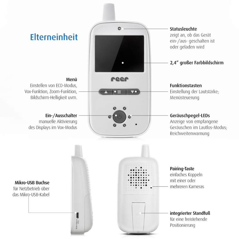 Video Babyphone BabyCam - Reer