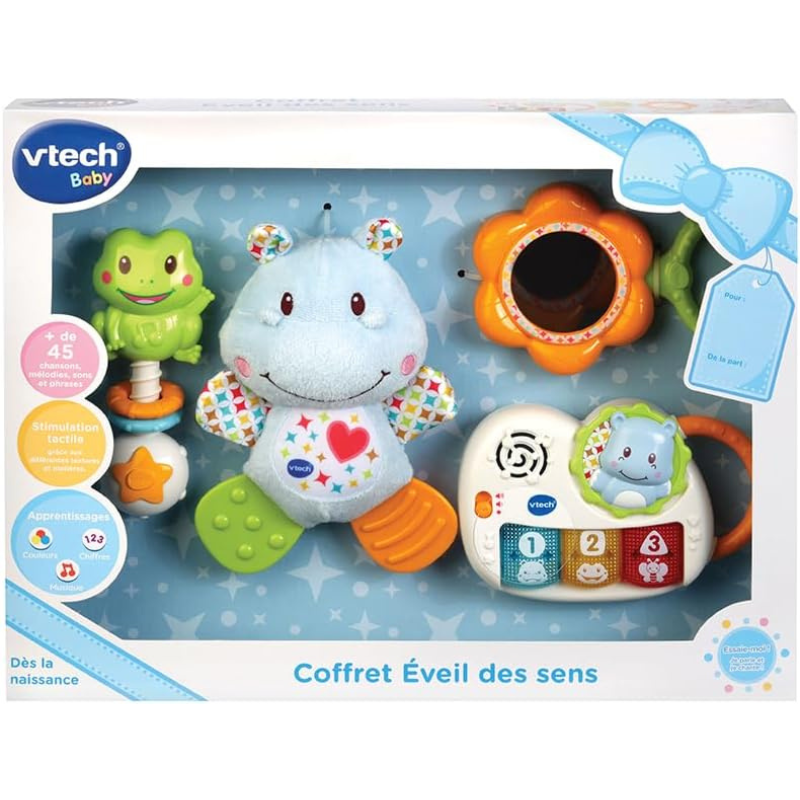 VTech -Coffret Naissance Éveil des Sens Bleu