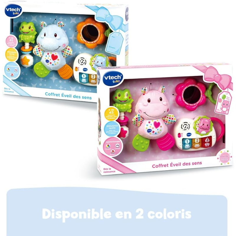 VTech -Coffret Naissance Éveil des Sens Bleu