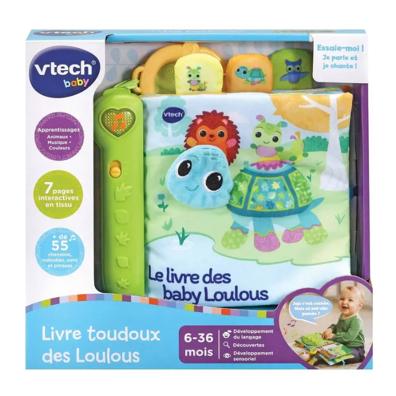 Vtech Livre Toudoux des Loulous Interactif – 6-24M