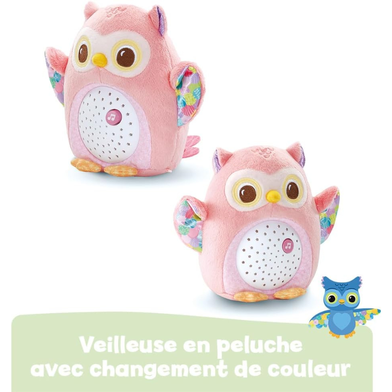 VTech -  Ma Veilleuse Lumi Chouette Rose
