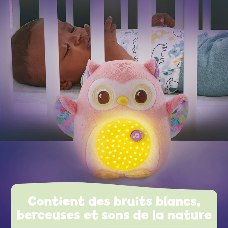 VTech -  Ma Veilleuse Lumi Chouette Rose