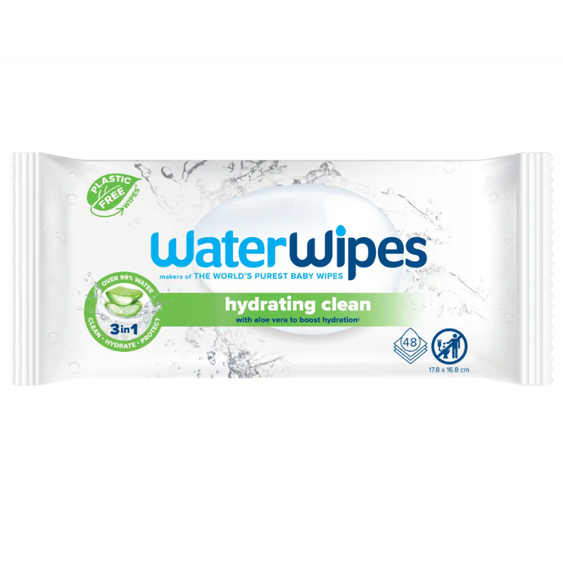 WaterWipes Hydratant - Aloe Vera 48 pièces