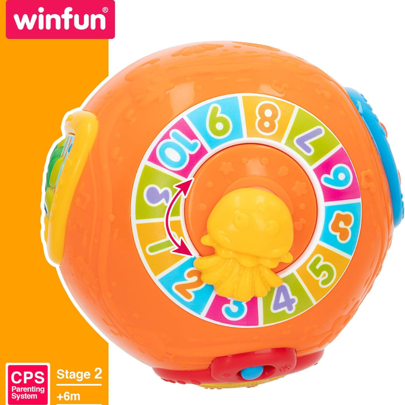winfun, Balle Musicale avec lumière et Son, Balle avec Musique - 6M+