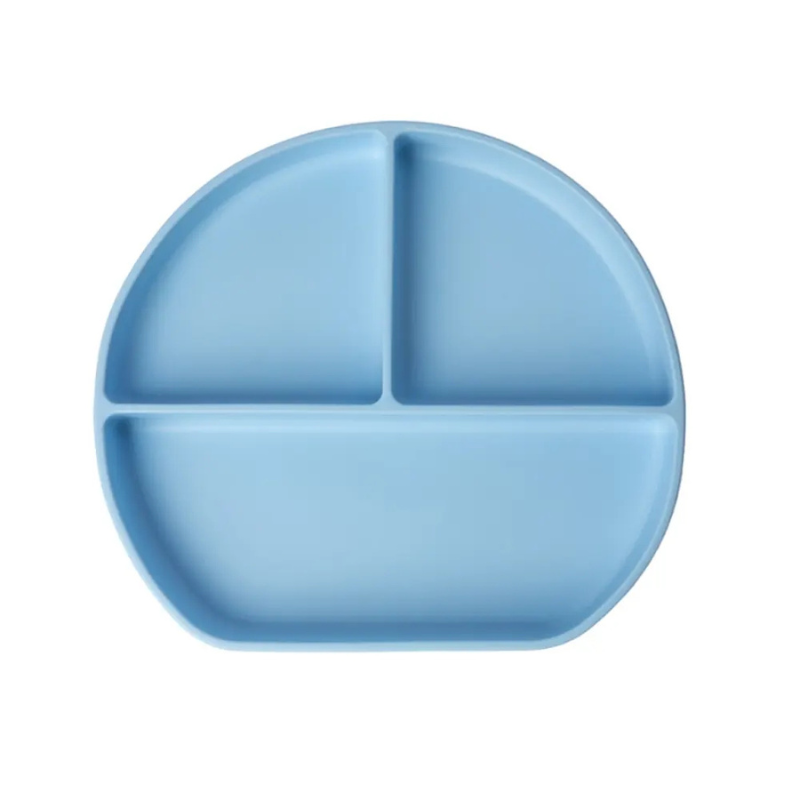 xx YUMMY Assiette en Silicone Multi-Compartiments avec Ventouse 4M+