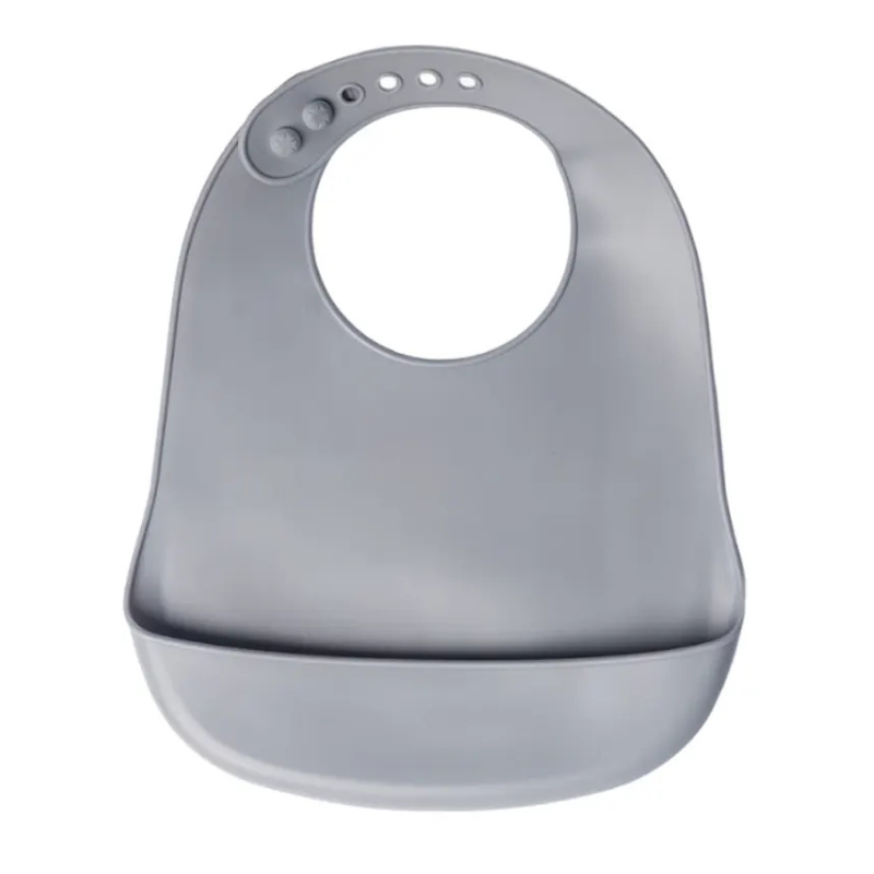 xx YUMMY Bavoir en Silicone avec Poche 4M+